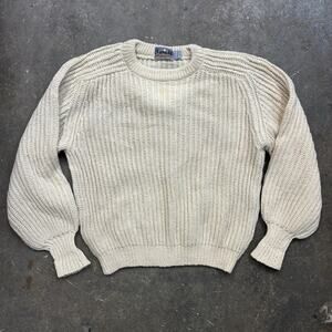 Vintage EMS Eastern Mountain Sports Wool Sweater Men’s Large Chunky Knit 90s